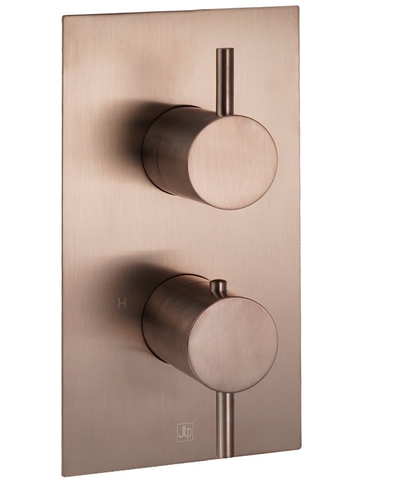 Thermostatic Concealed 2 Outlet Shower Valve