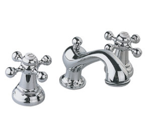 Queen's 3 Hole Basin Mixer