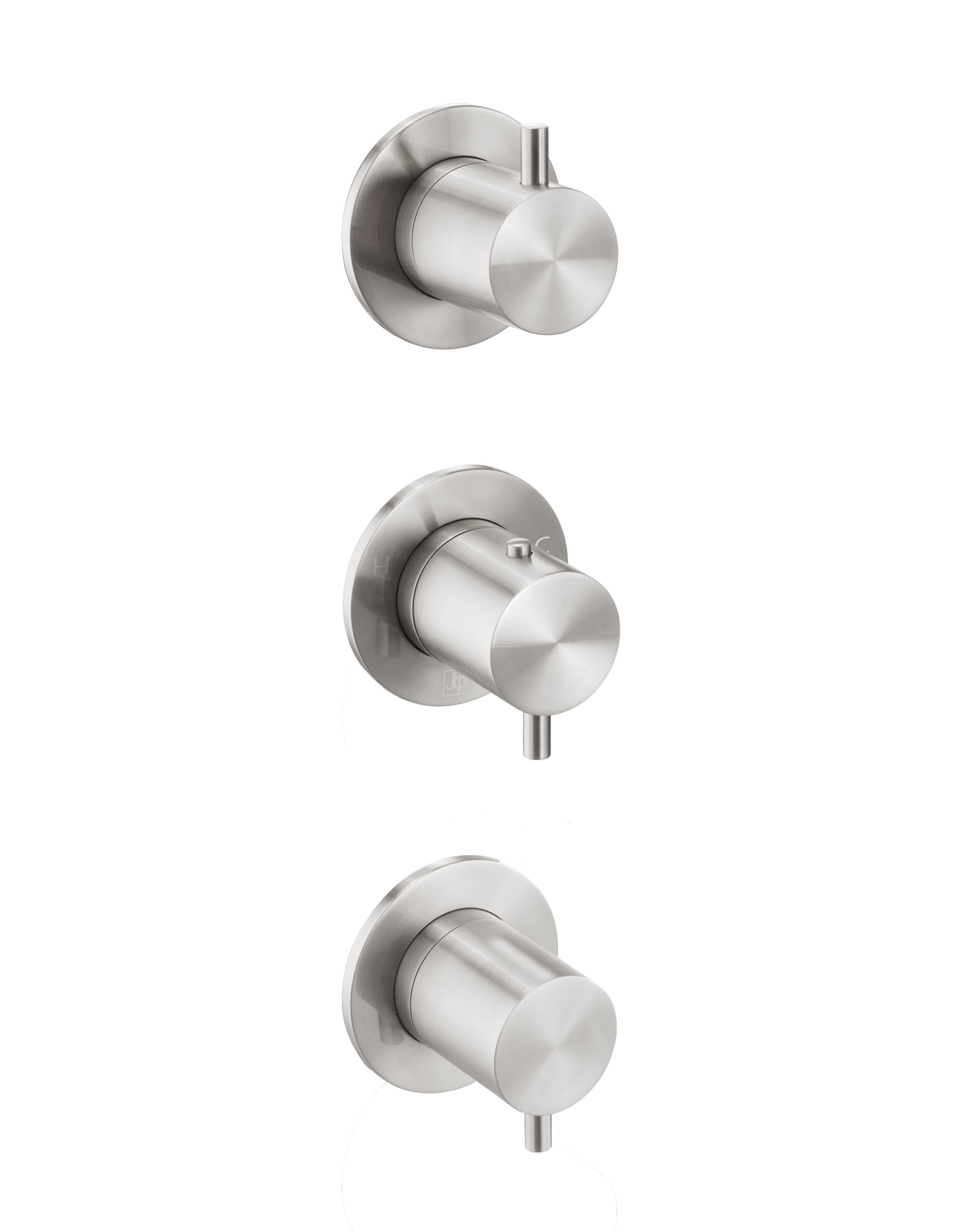INOX Modular Thermostatic Concealed 3 Outlet Shower Valve