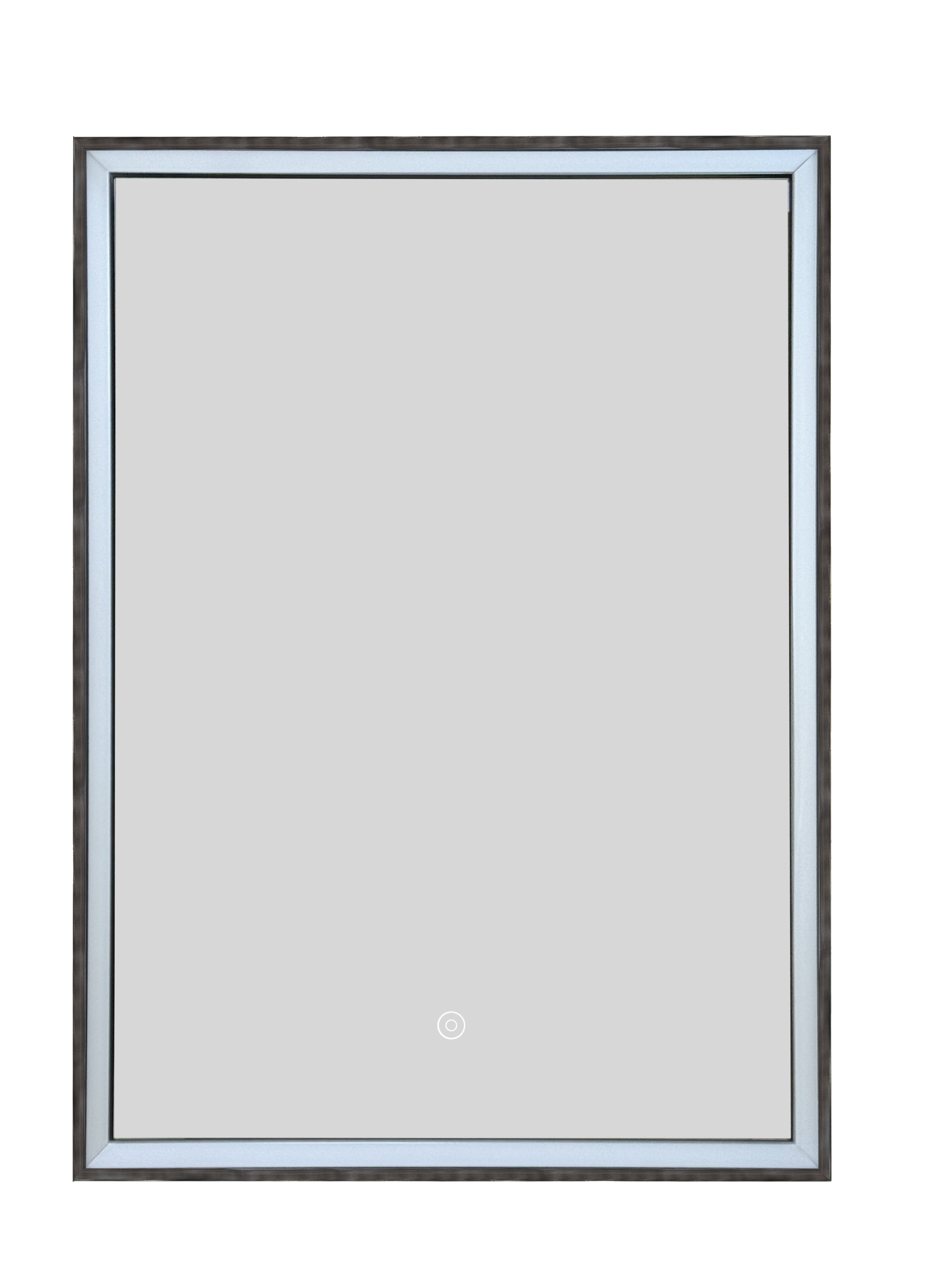 Luca Recessed Mirror Cabinet Brushed Black