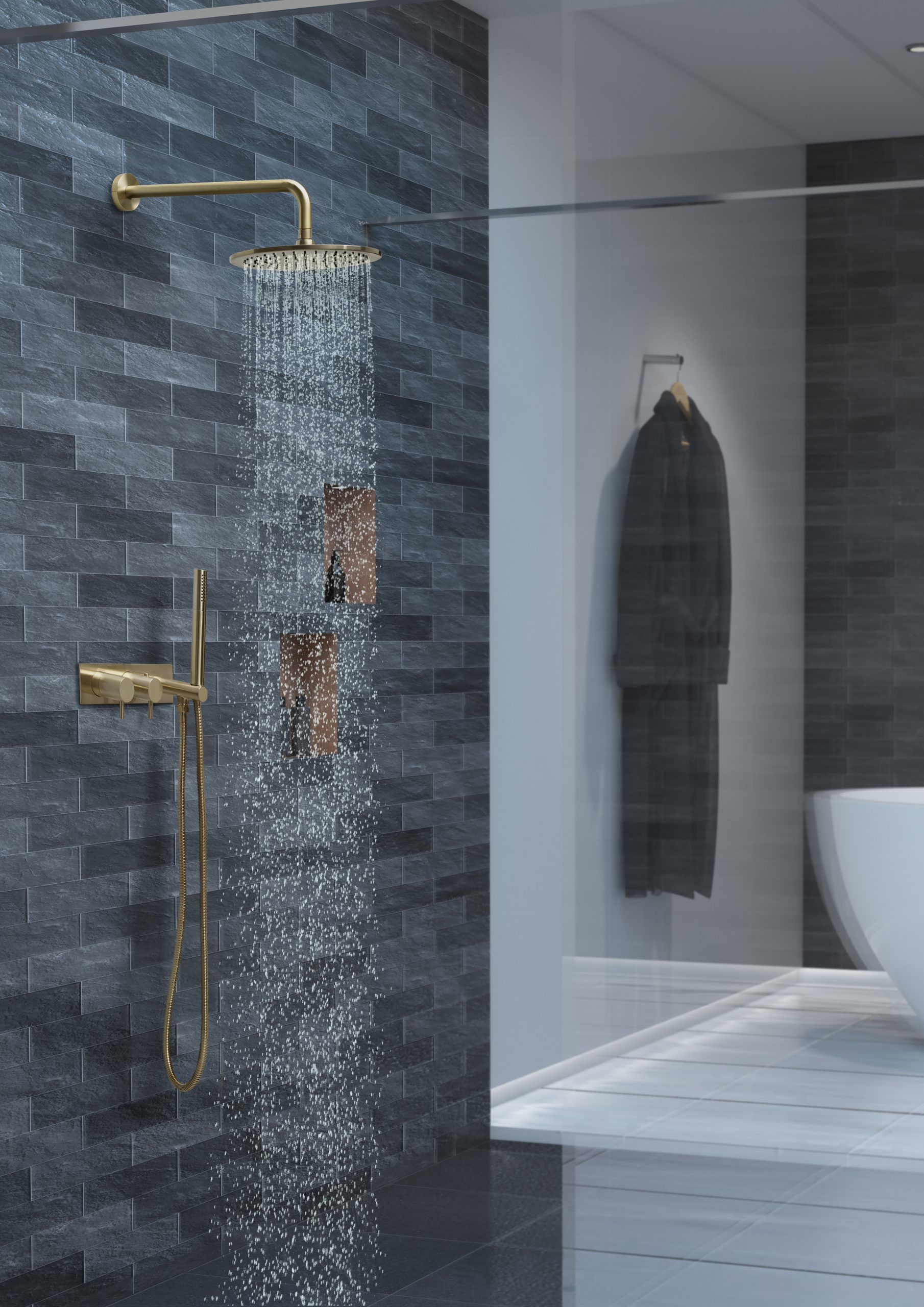 VOS Overhead Shower 200-250-300mm - Image 2