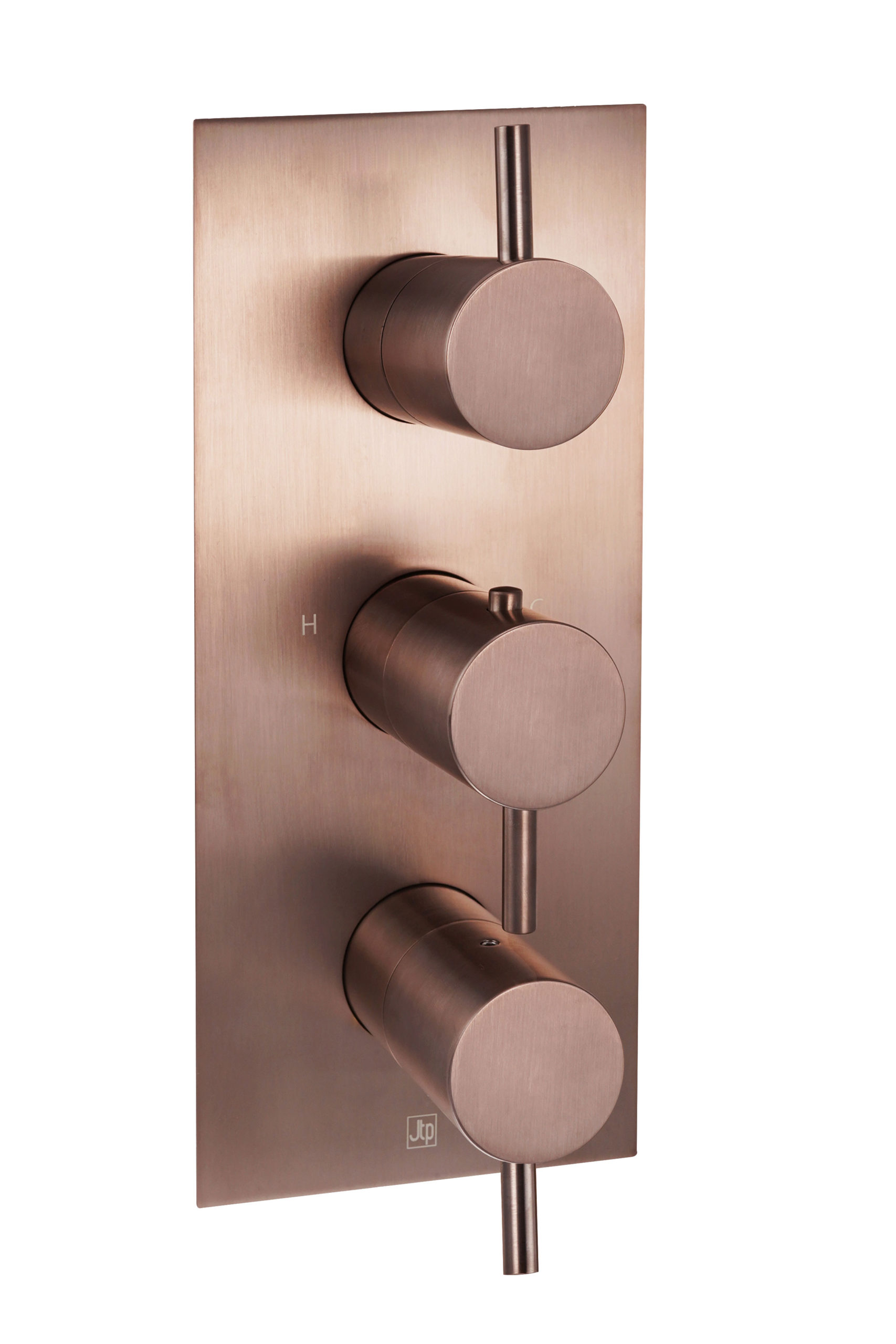 VOS Thermostatic Concealed 2 Outlet Shower Valve  Vertical