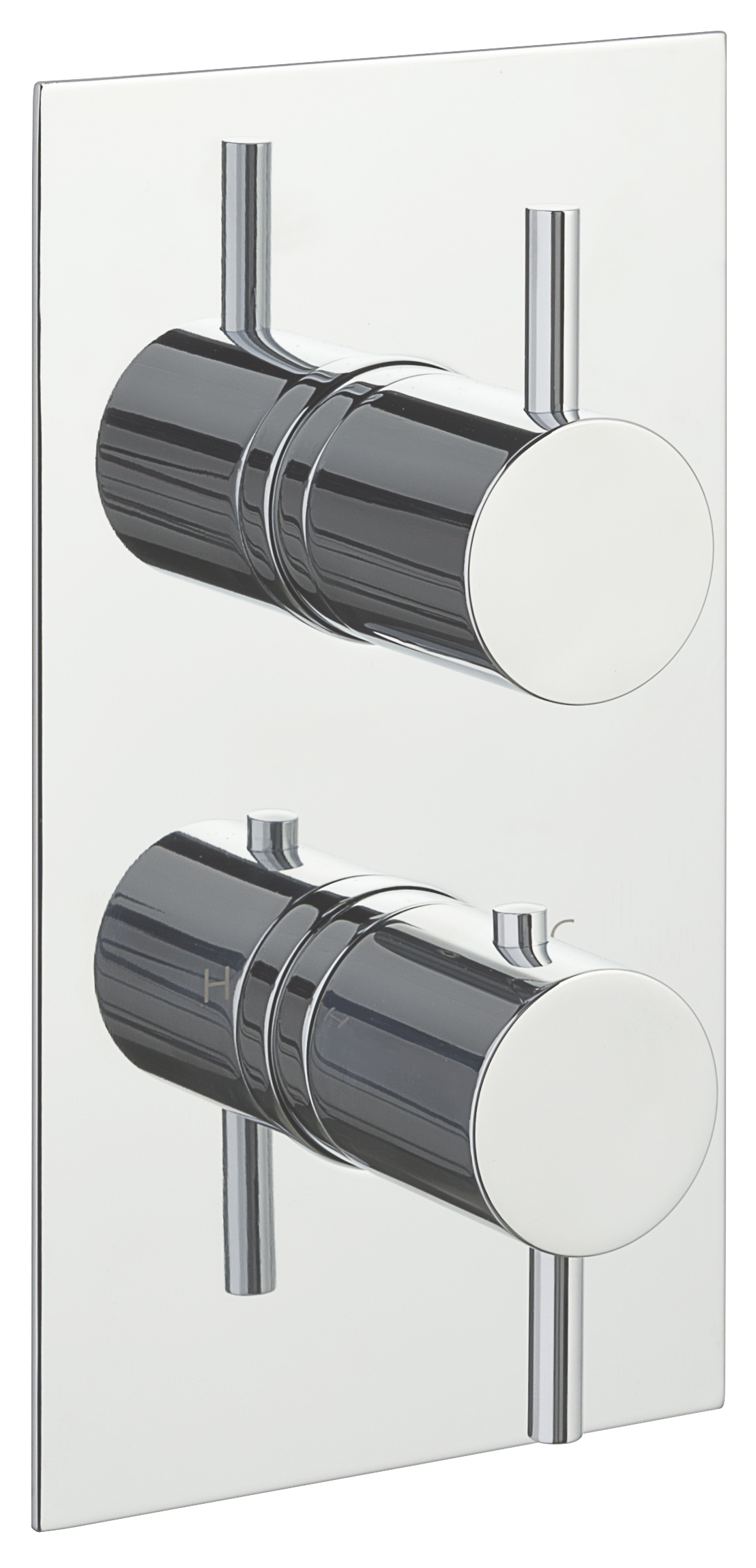 Florence thermostatic concealed  2 outlet shower valve