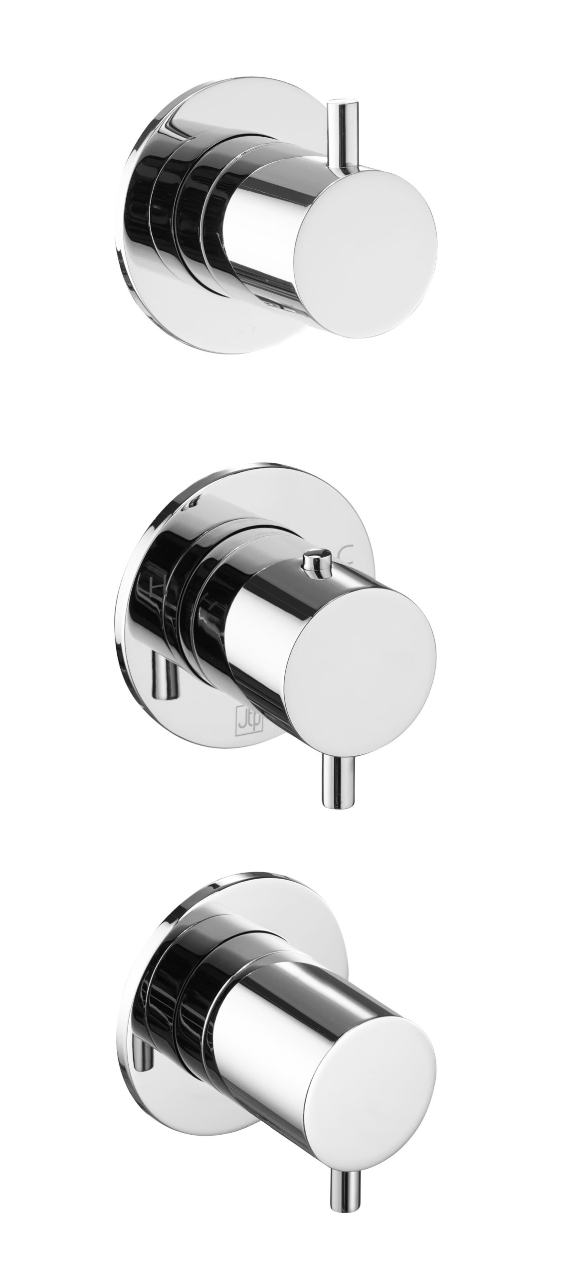 Modular Thermostatic Concealed 2 Outlet Shower Valve