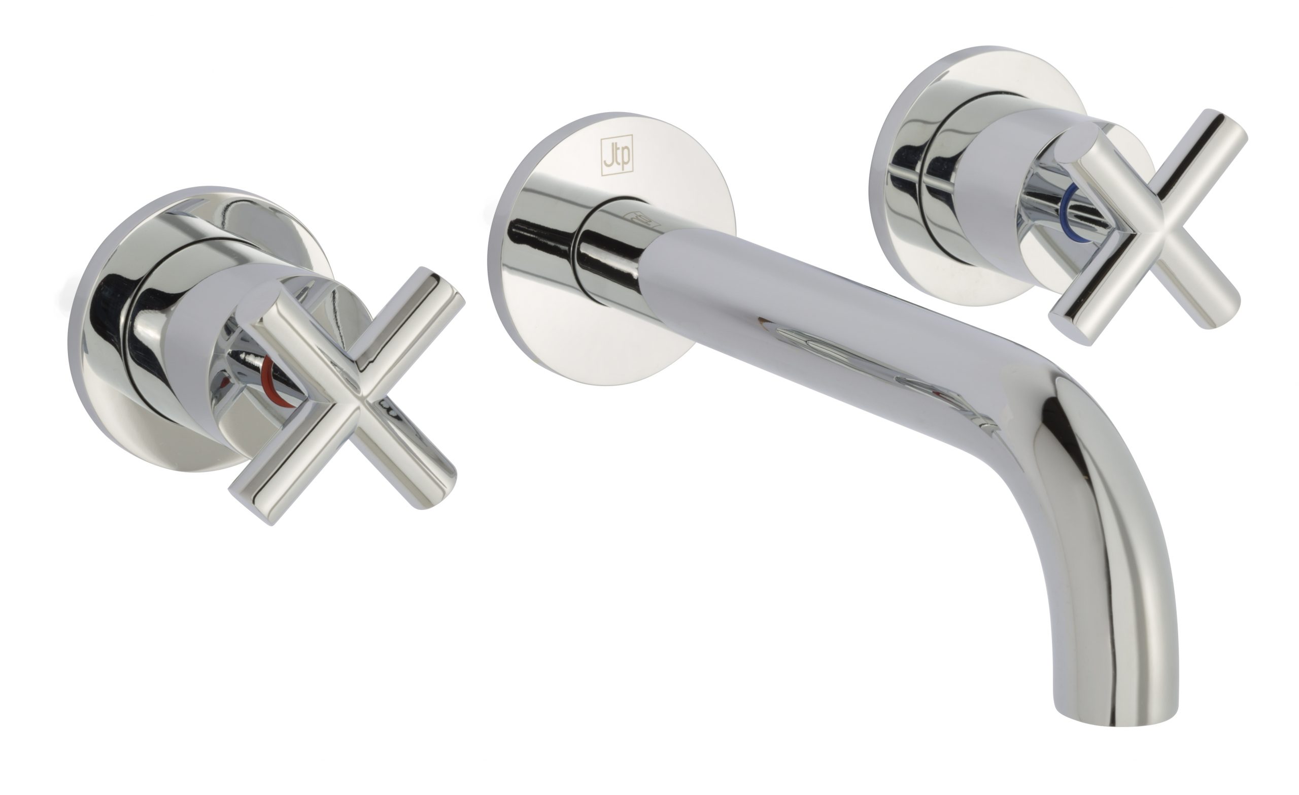 Solex 3 Hole Wall Mounted Basin Mixer