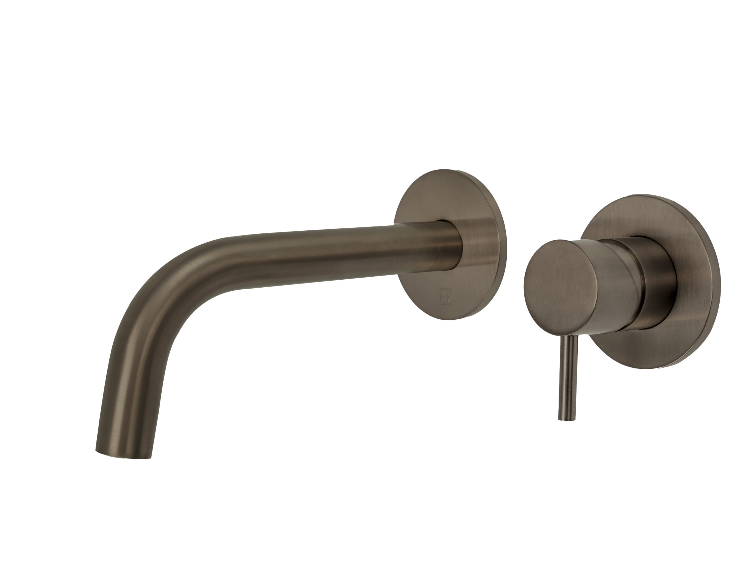 Vos Single Lever Wall Mounted Basin Mixer with Slim Spout