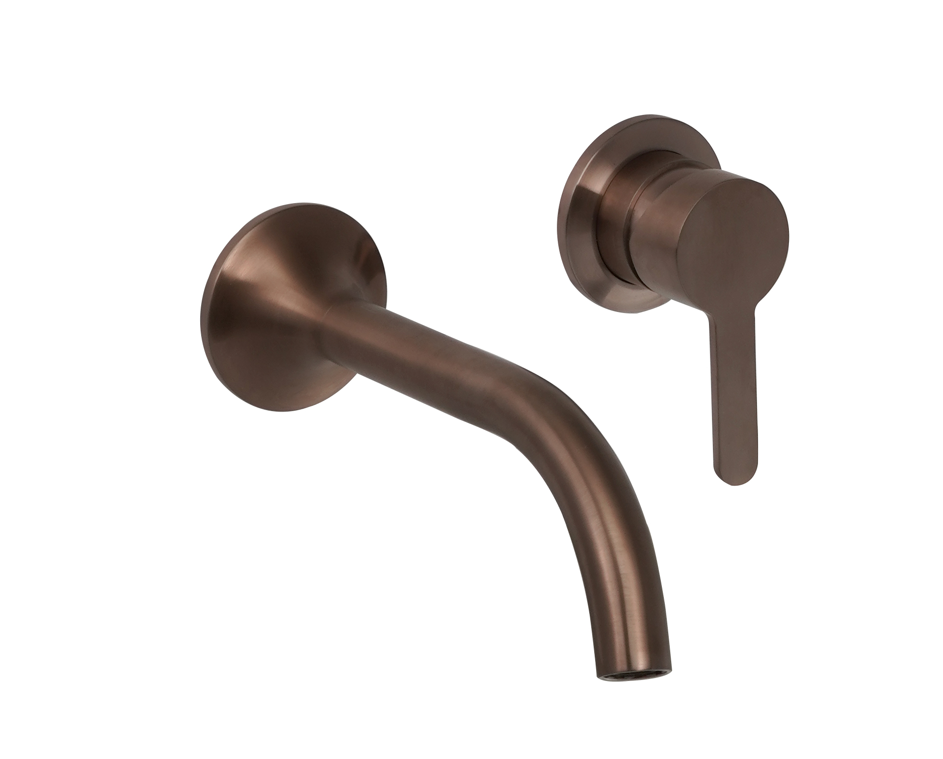 Wall mounted basin mixer