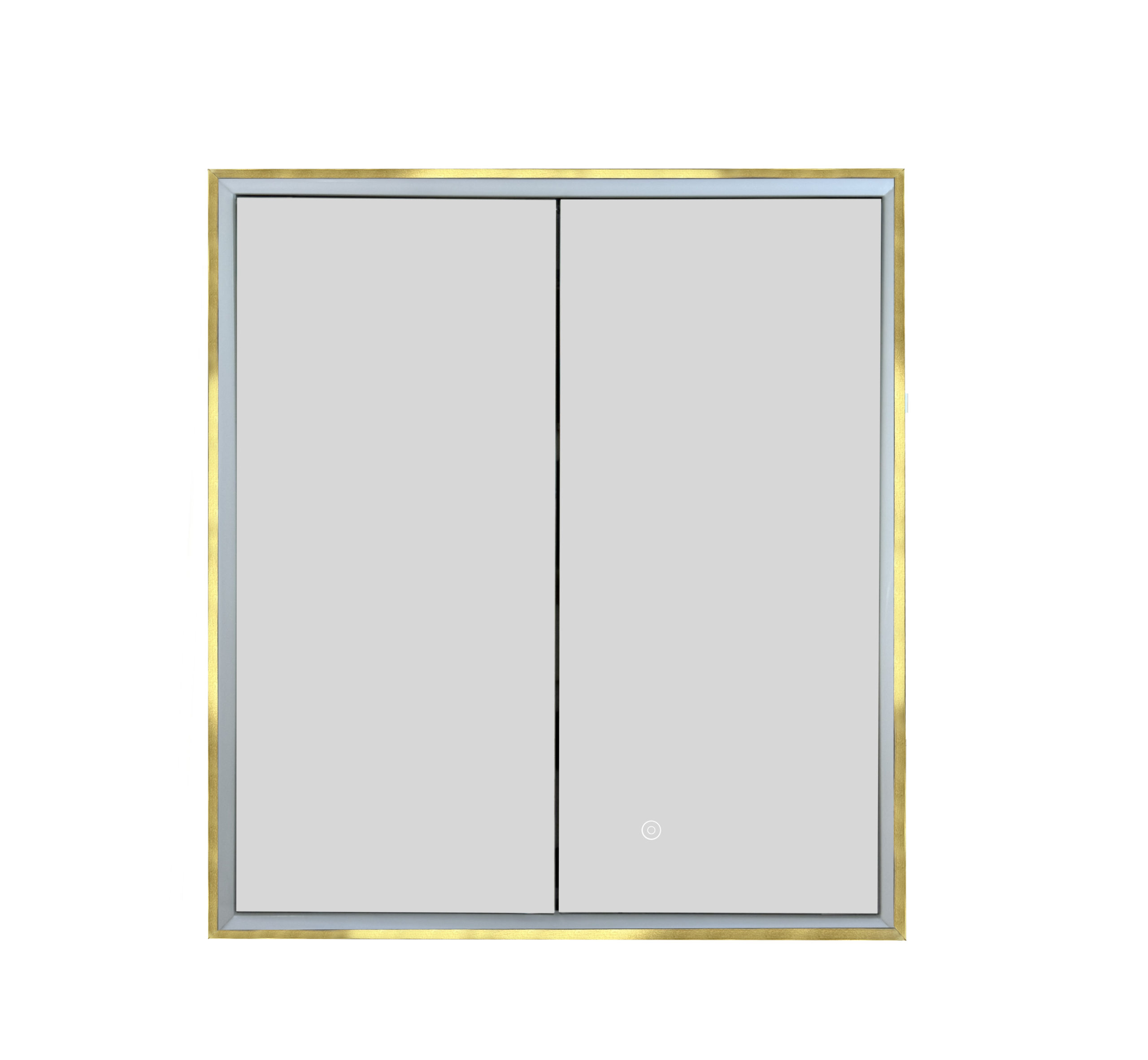 Luca Recessed Mirror Cabinet Brushed Brass