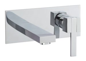 Athena Lever Single Lever Wall Mounted Basin Mixer