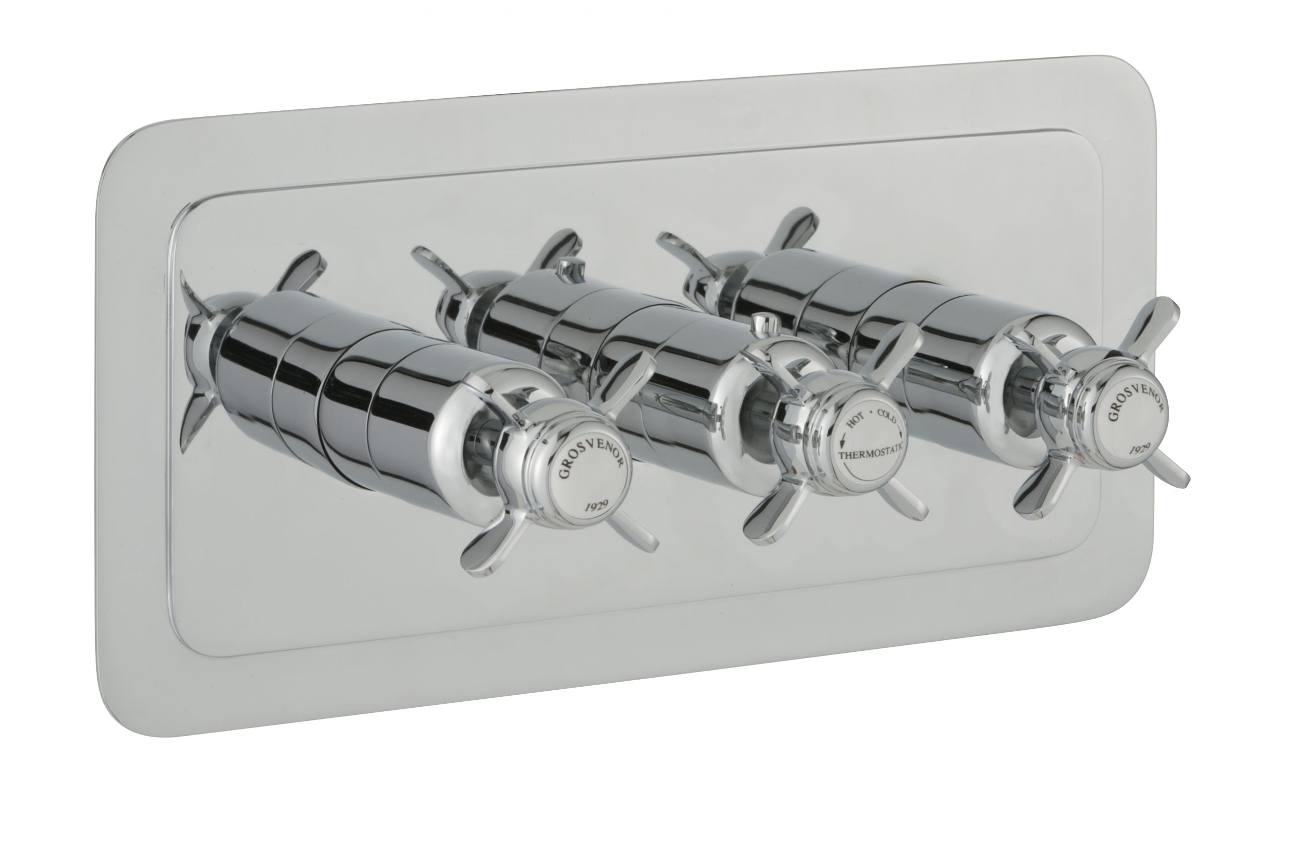 Grosvenor Pinch Thermostatic 3 Outlet Shower Valve