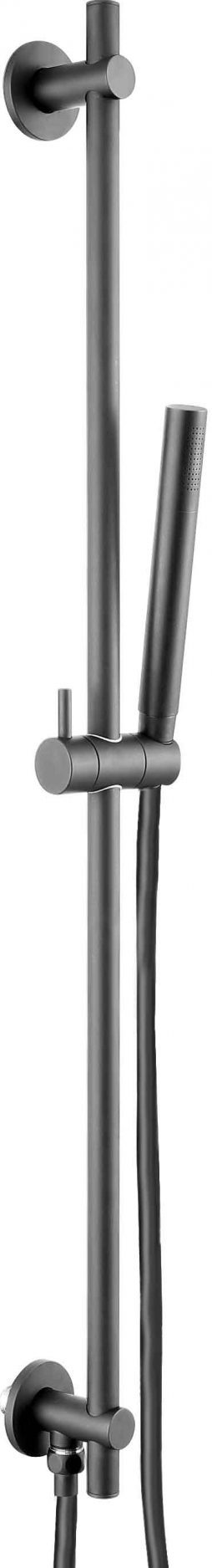 VOS slide rail with single function hand shower and hose, LP 0.2