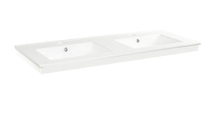 City 1200 double ceramic basin