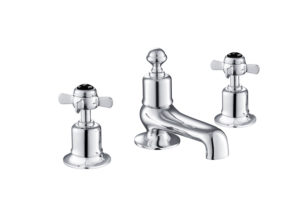 Grosvenor Black, Pinch 3 Hole Bath Filler