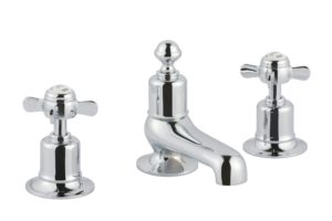 Grosvenor Pinch 3 Hole Deck Mounted Basin Mixer